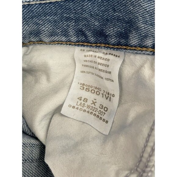 Wrangler Men's 48 x 30 Straight Leg Blue Jeans - Picture 8 of 9